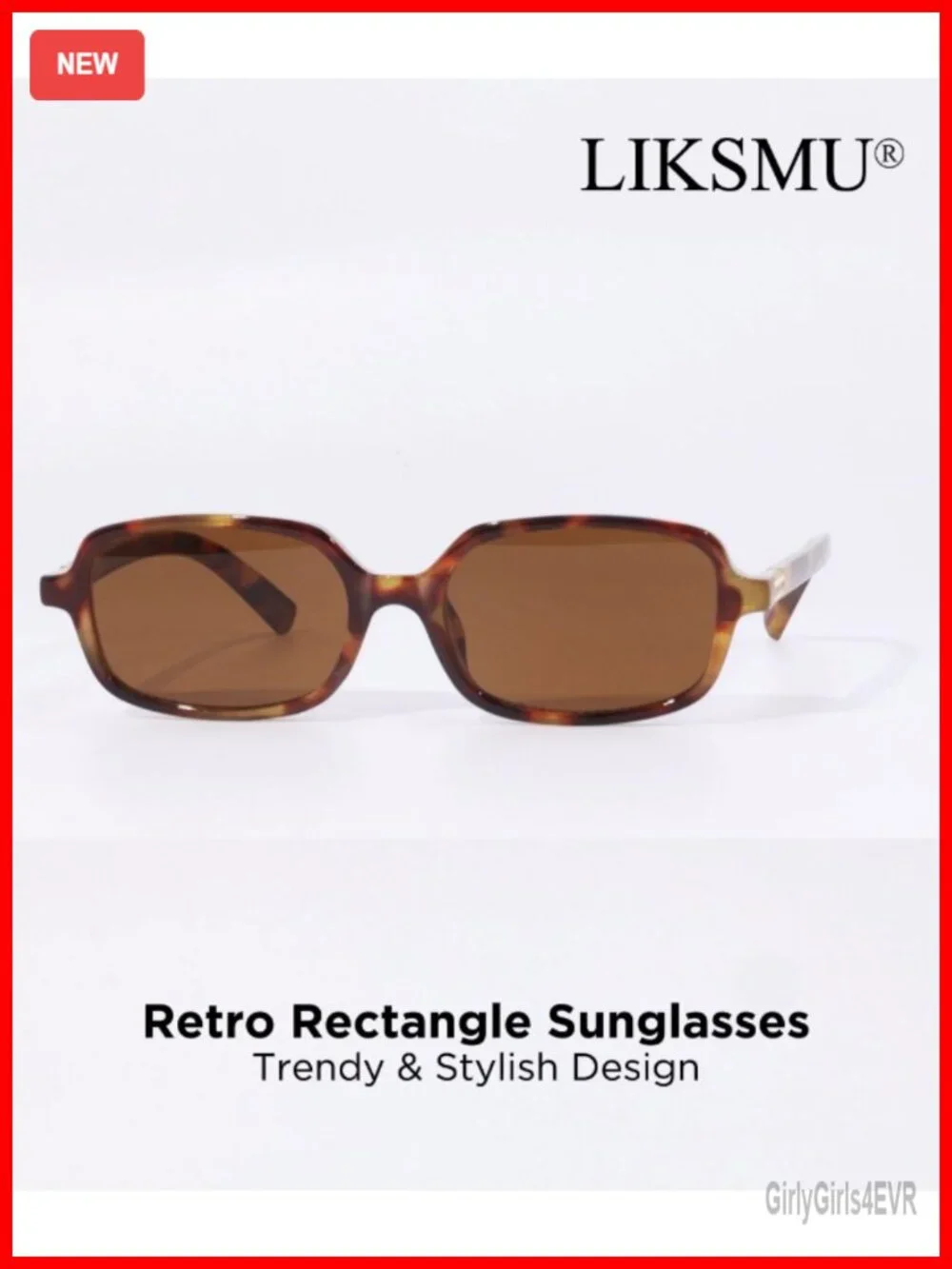 Trendy Rectangle Sunglasses Y2K Shades UV Protection